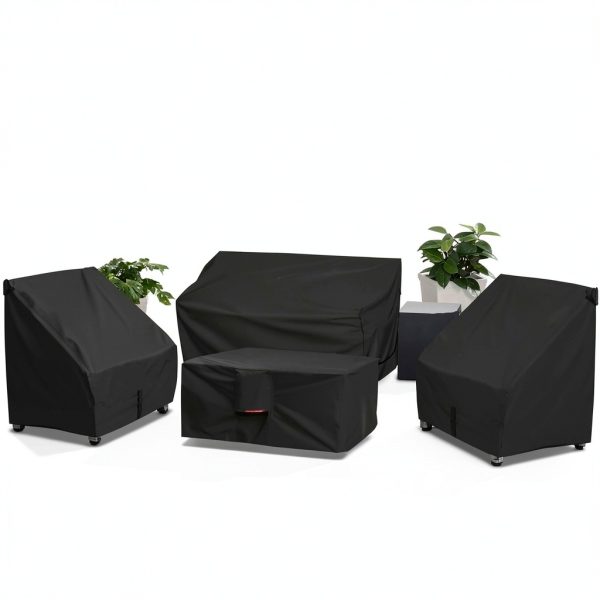 Porch Shield Patio Fire Pit Cover Waterproof Polyester-6