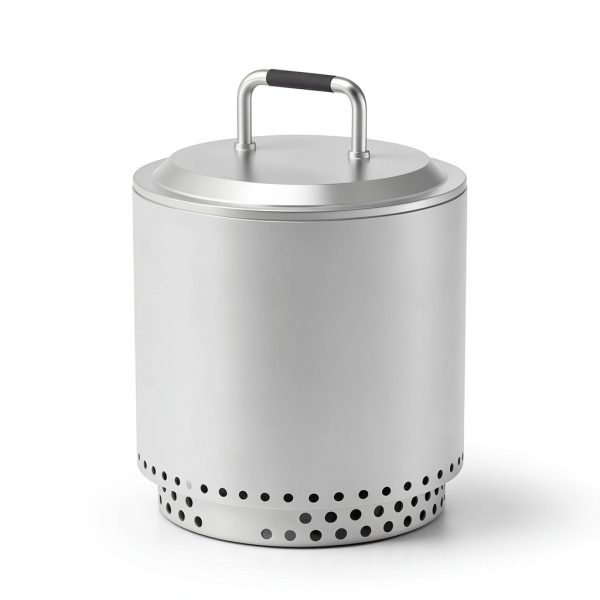Fire Pit Cover DcYourHome Stainless Steel Lid-2