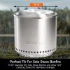 Solo Stove Lid Lidereja Stainless Steel Cover-1