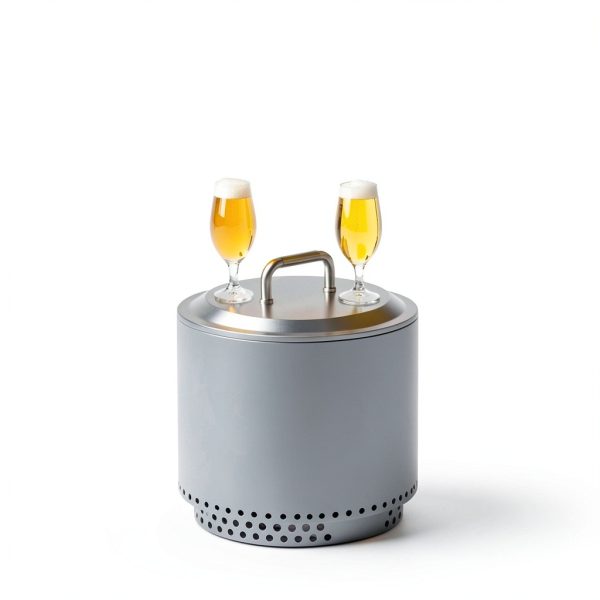 Fire Pit Cover DcYourHome Stainless Steel Lid-6