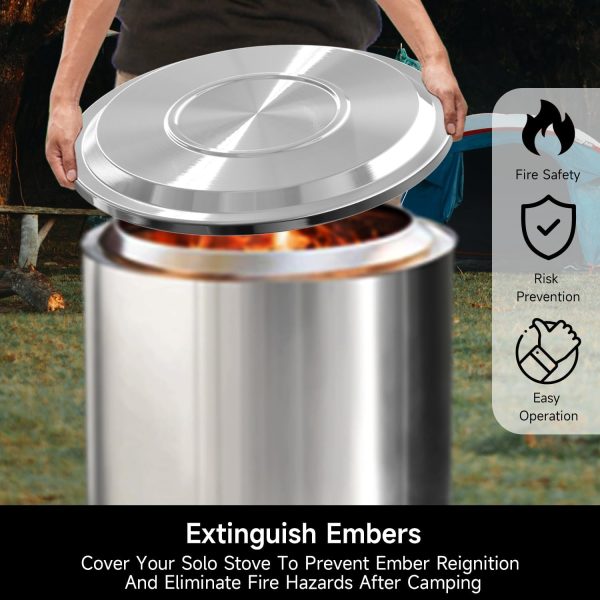 Solo Stove Lid Lidereja Stainless Steel Cover-6