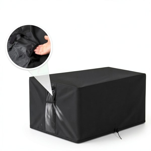 Velfree Rectangular Fire Pit Cover Waterproof-4