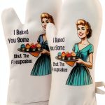Miracu Oven Mitts Set Heat Resistant Funny Baking Gifts-0