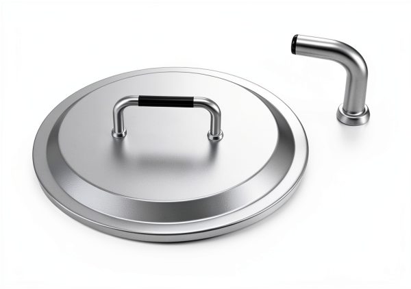 Fire Pit Cover DcYourHome Stainless Steel Lid-4