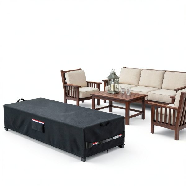 Alickwang Heavy Duty Waterproof Fire Pit Cover-4