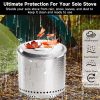 Solo Stove Lid Lidereja Stainless Steel Cover-4