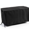 Customized Fire Pit Covers Black Polyester Rilime-1