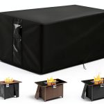 Velfree Rectangular Fire Pit Cover Waterproof-0