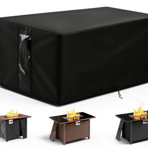 Velfree Rectangular Fire Pit Cover Waterproof-0