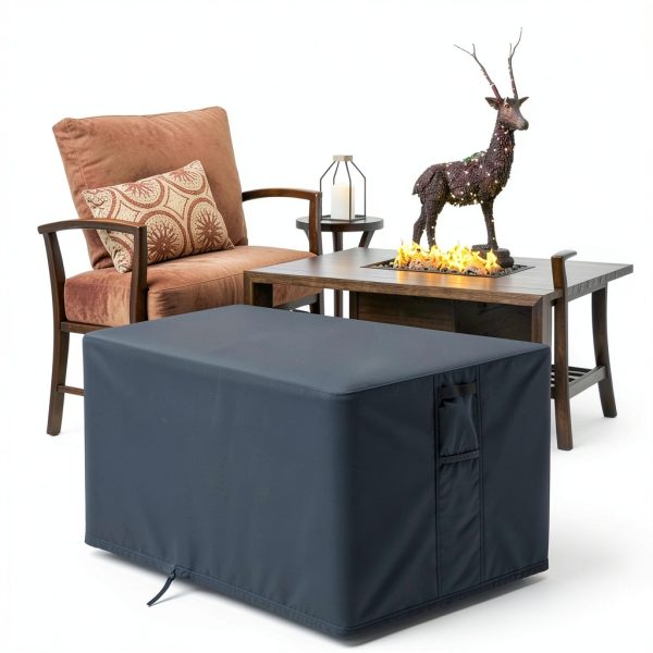 Velfree Rectangular Fire Pit Cover Waterproof-6