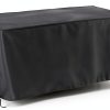Customized Fire Pit Covers Black Polyester Rilime-0