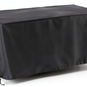 Customized Fire Pit Covers Black Polyester Rilime-0