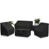 Porch Shield Waterproof Fire Pit Cover Black-6