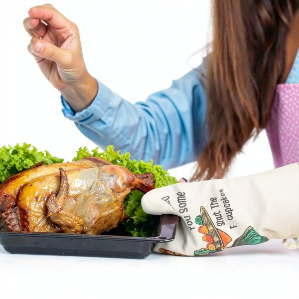 Miracu Oven Mitts Set Heat Resistant Funny Baking Gifts-7