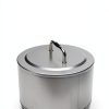 Fire Pit Cover DcYourHome Stainless Steel Lid-1