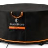 GuardKove Fire Pit Cover 1000D Heavy Duty Black-0