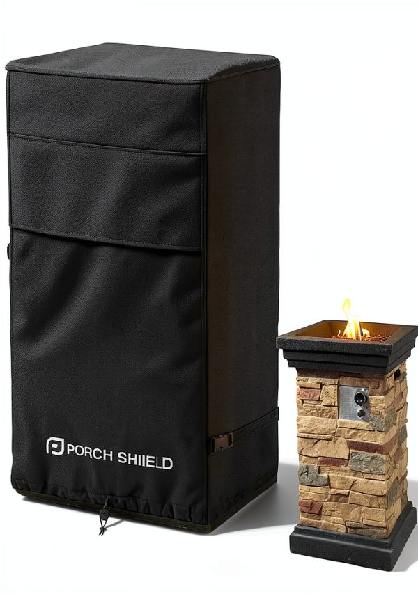 Porch Shield Square Fire Pit Cover 600D Waterproof-0
