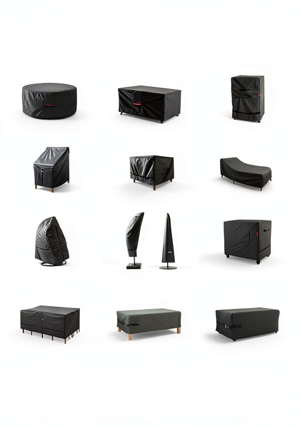 Porch Shield Square Fire Pit Cover 600D Waterproof-6