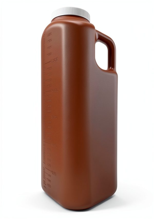 Large Urine Collection Container with Spill Proof Screw Lid, 24-Hour Urine Collection Bottle (Pack of 2)-1