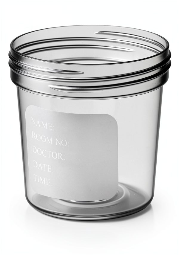 Specimen Cups Leak-Proof Lids by Caremax – 25 4oz Polypropylene Jars-3