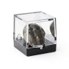 Clear Cube Display Boxes NOLITOY 60 pcs Mineral Set Black Base 35mm-6