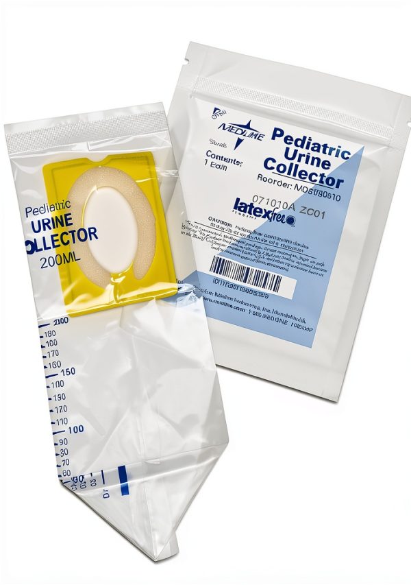 Medline Sterile Pediatric Urine Collectors MDS190510H Adhesive Design-0