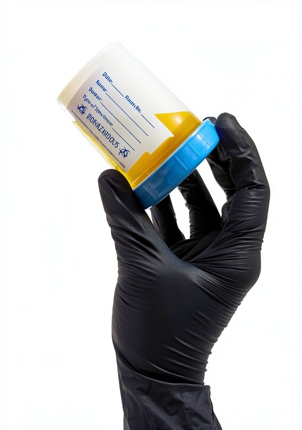 Sterile Specimen Cups MSS 4oz Urine Collection Screw-On Lids 5 Pack-6