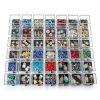 Clear Cube Display Boxes NOLITOY 60 pcs Mineral Set Black Base 35mm-5