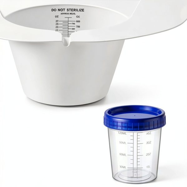 Urine Collection Hats Relaxweex 30‑Set Cups and Stickers Women Elderly-4