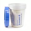 Sterile Specimen Cups MSS 4oz Urine Collection Screw-On Lids 5 Pack-4