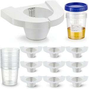 Urine Collection Hats Relaxweex 30‑Set Cups and Stickers Women Elderly-0