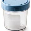Specimen Cups Leak-Proof Lids by Caremax – 25 4oz Polypropylene Jars-2