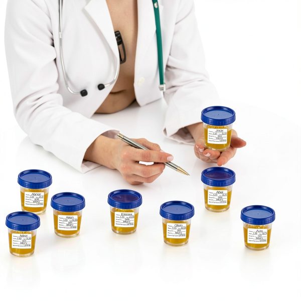 Urine Collection Hats Relaxweex 30‑Set Cups and Stickers Women Elderly-5