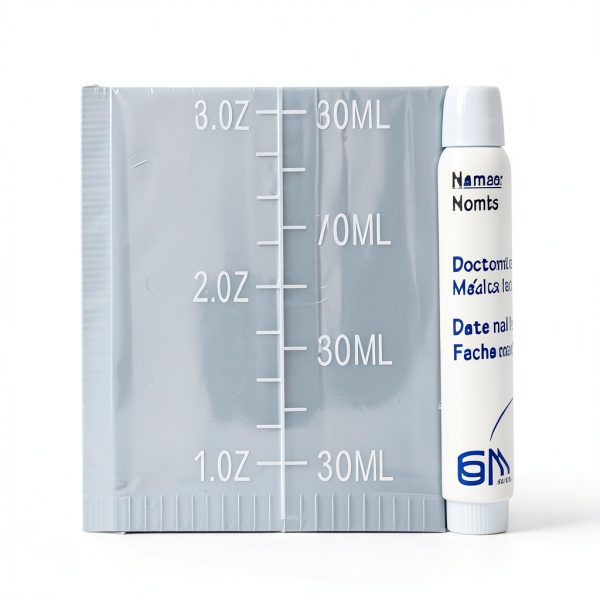 SNL Quality Sterile Specimen Cups 3oz Blue Screw On Cap Pack of 12-3