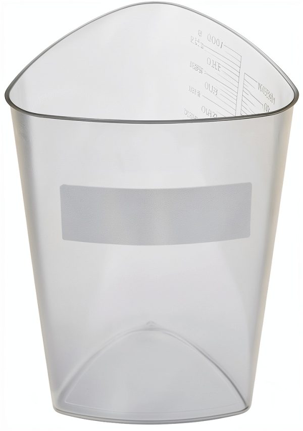 McKesson Polypropylene Triangular Graduated Container 1000 mL-0