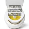 Vakly Graduated Specimen Collector 32oz Urine Measuring Hat with Spout-2