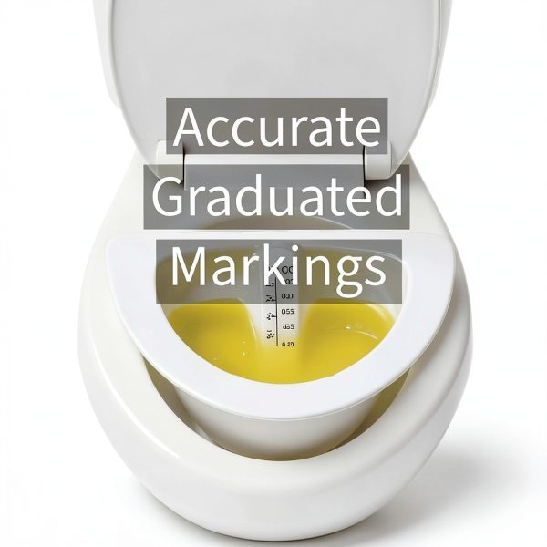 Vakly Graduated Specimen Collector 32oz Urine Measuring Hat with Spout-2