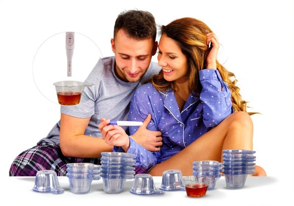 Urine Cups 40ML Disposable - Jyongmer 200 Pack Thick Plastic-4